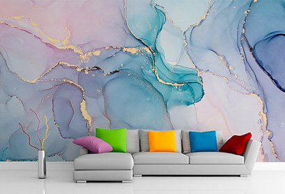 Tapeta Alcohol ink technique